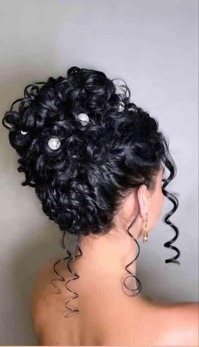 fotos de penteado de coque para casamento