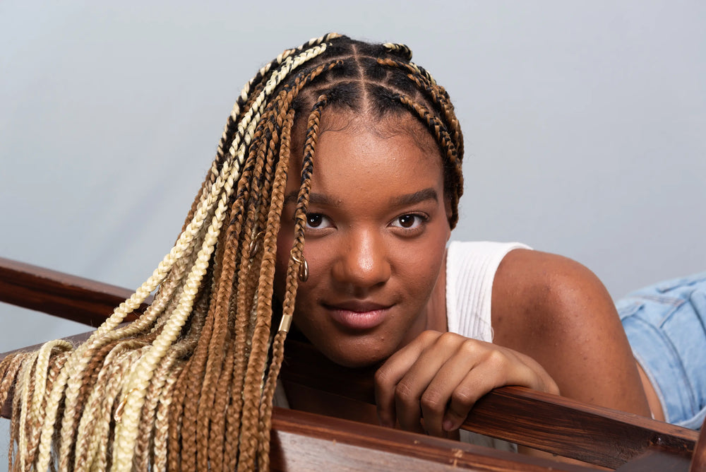 Box braids clássicas longas