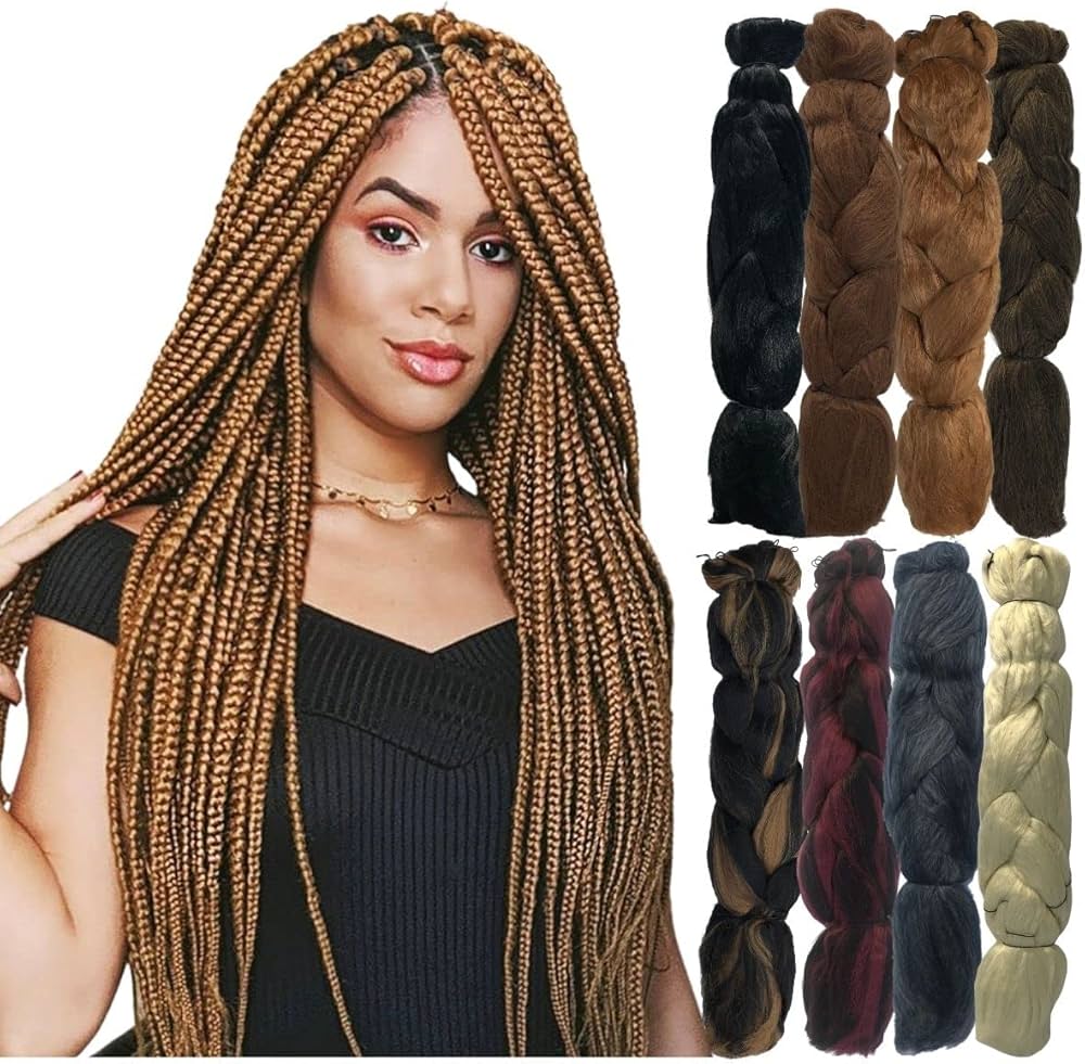 Box braids em cabelo liso