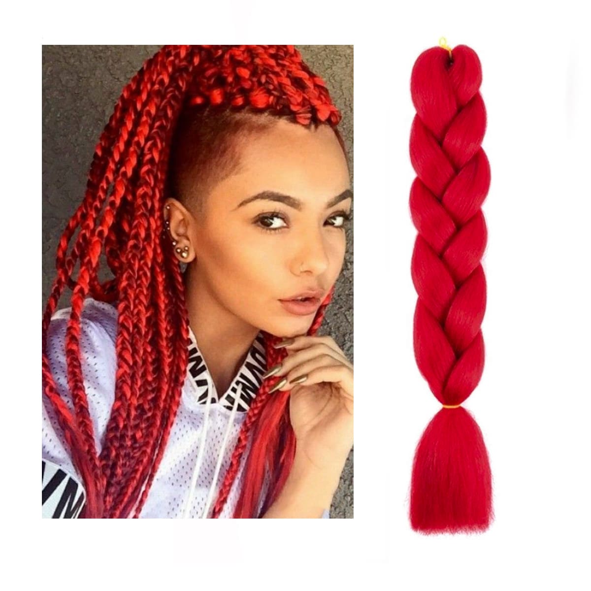 Box braids em cabelo cacheado
