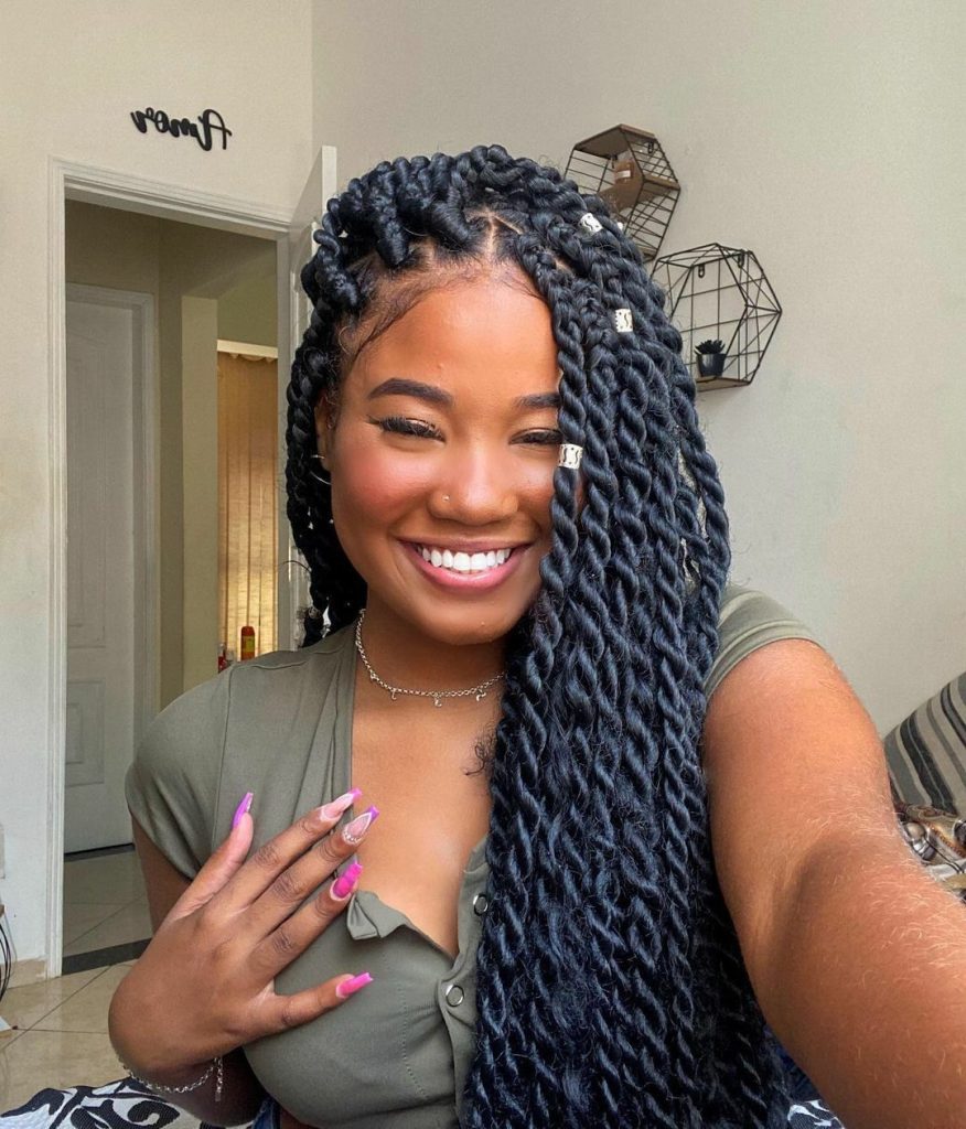 Goddess braids