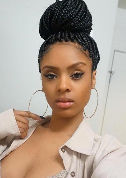 Box braids clássicas longas