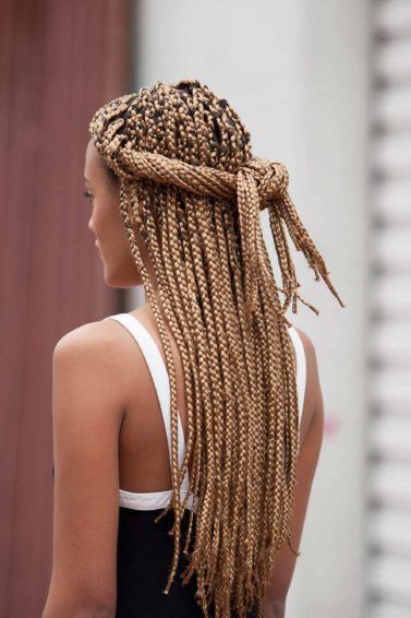 Box braids curtas (Bob)