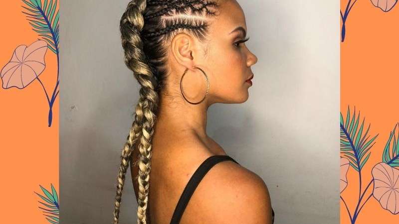 Box braids em cabelo crespo