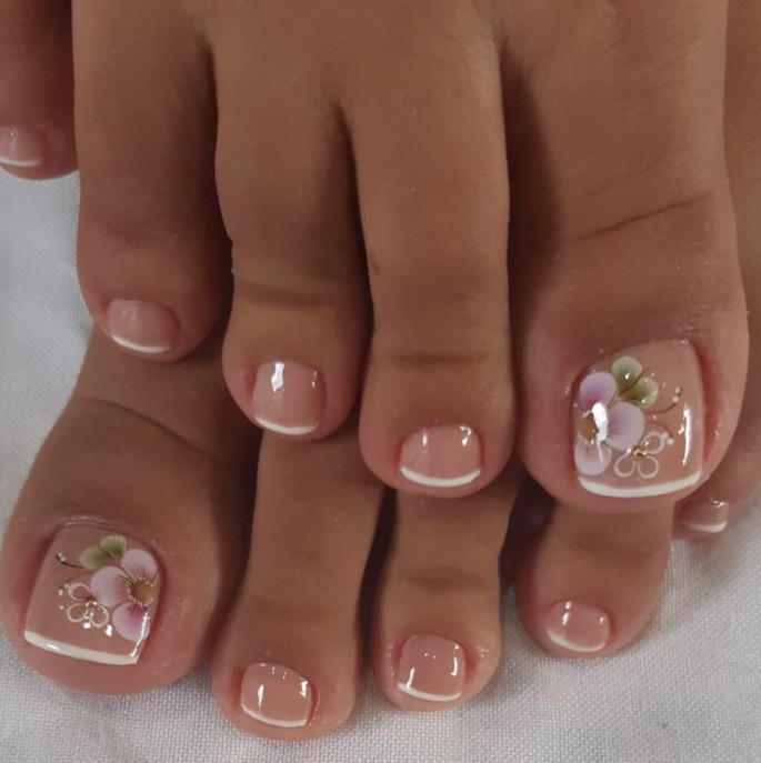 Nail art para pés
