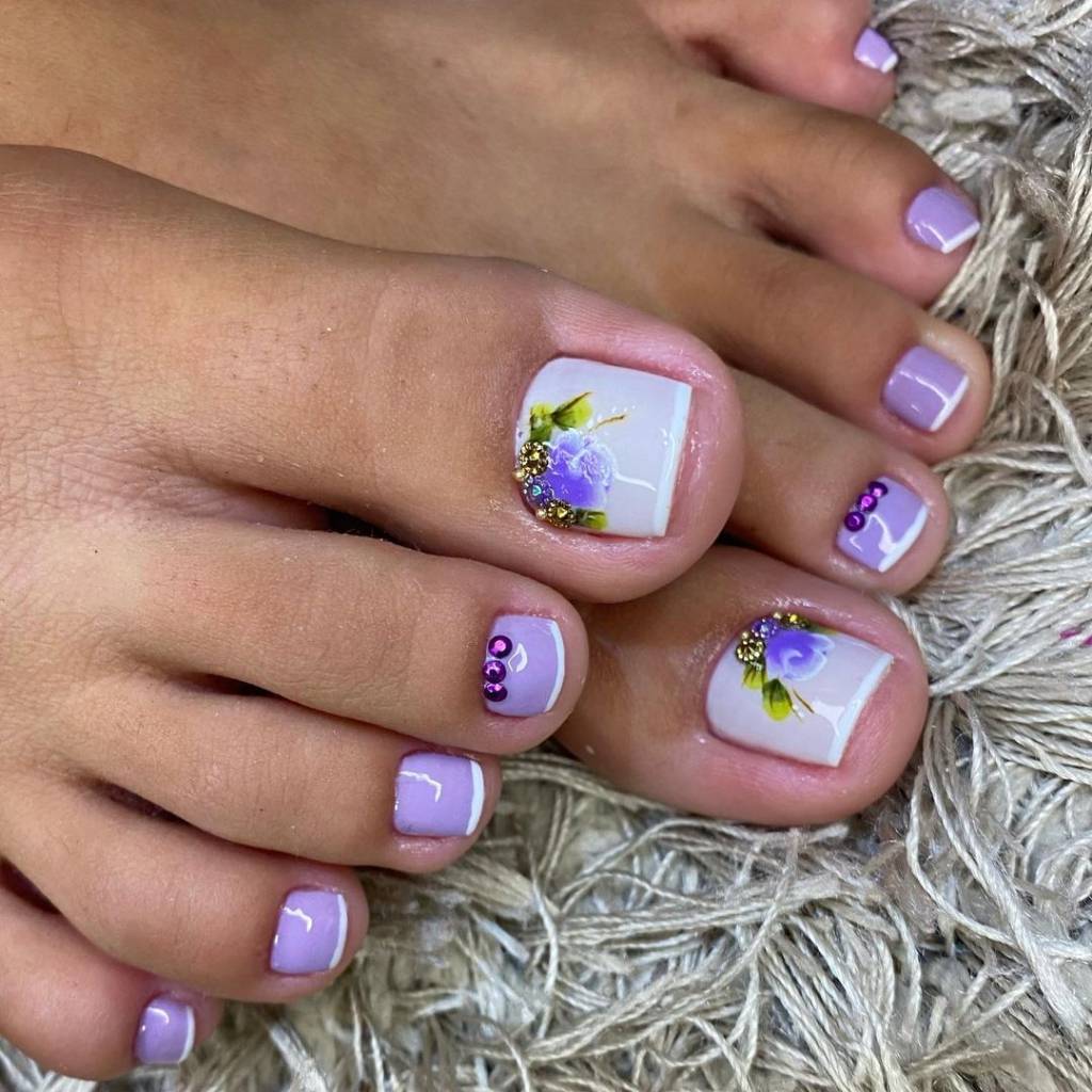 Nail art para pés