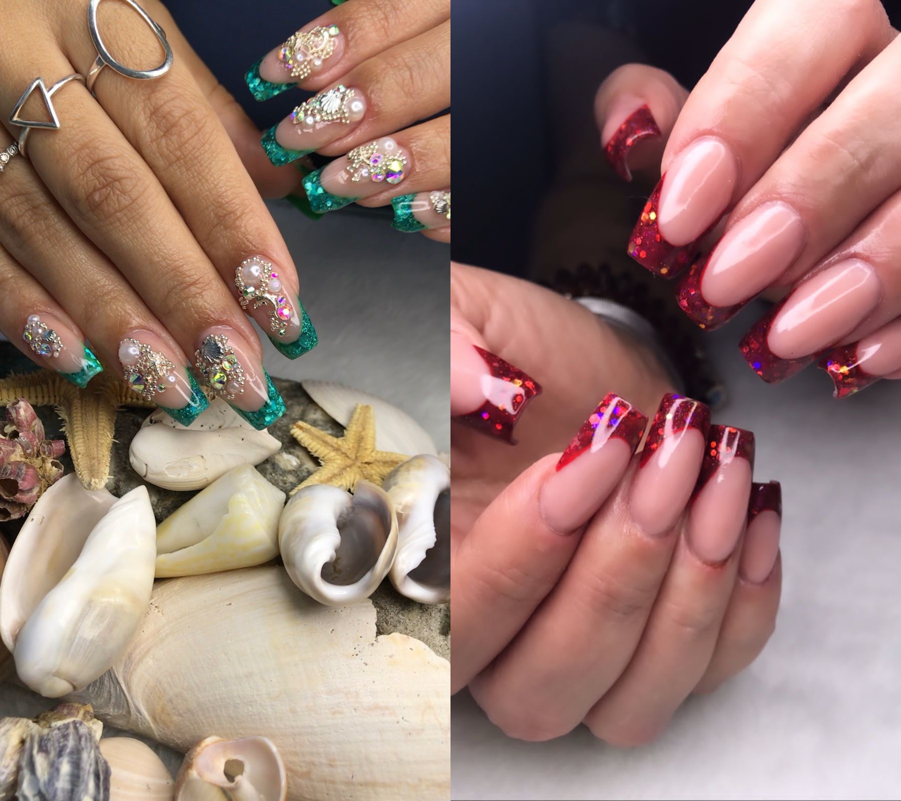 unhas francesinha inspiração