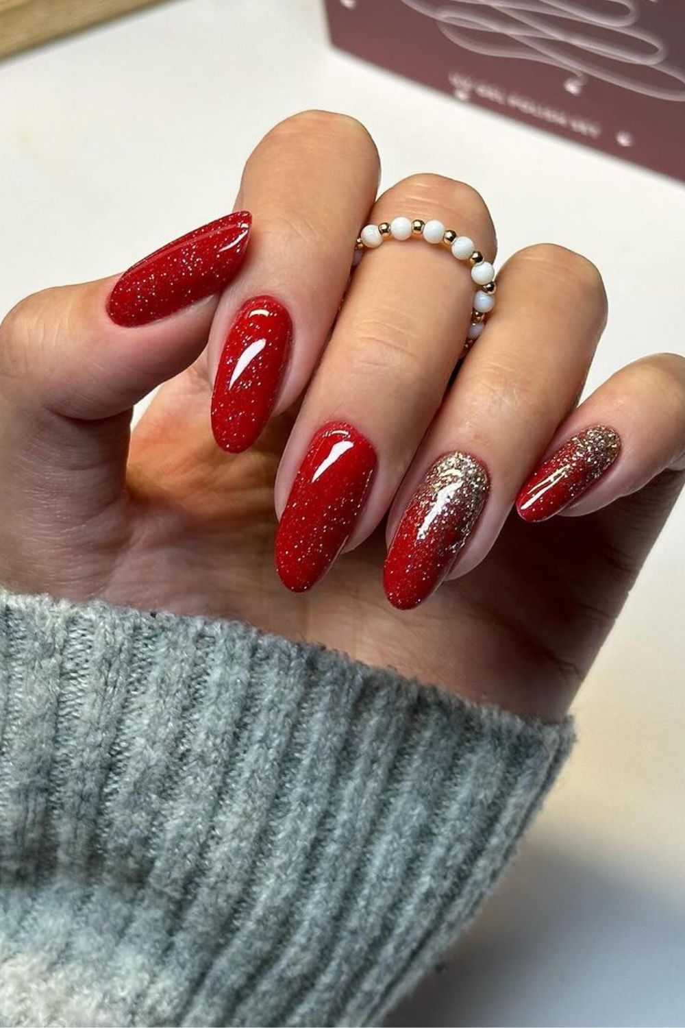 fotos de unhas para natal e ano novo