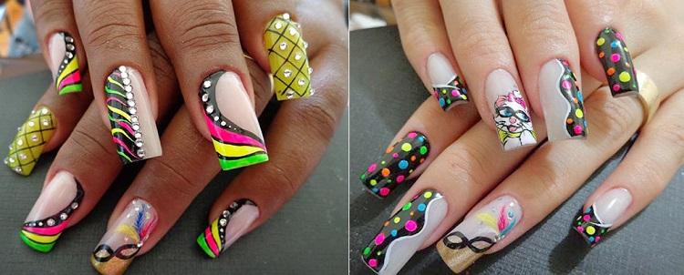 quanto custa fazer unhas francesinha decorada carnaval