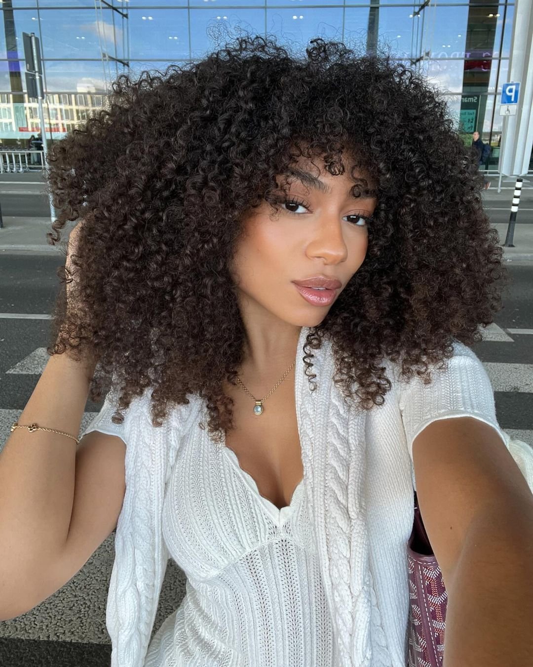 franja para cabelo fino