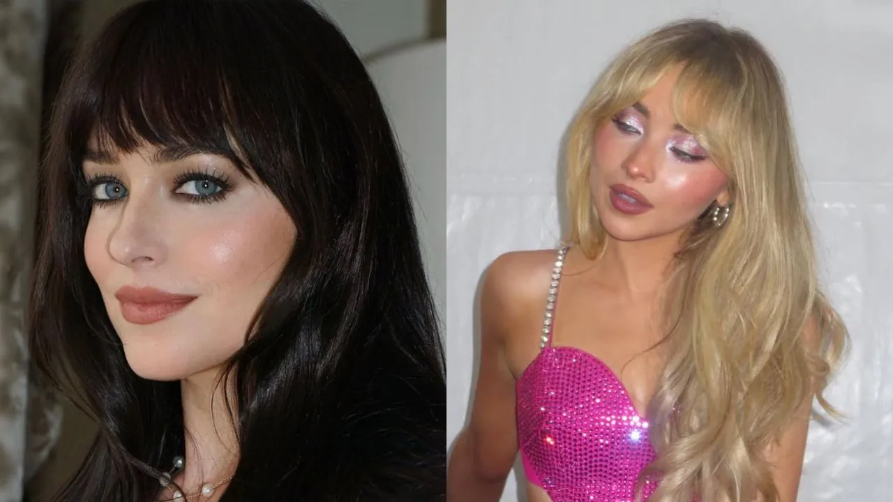 como estilizar curtain bangs para um look natural