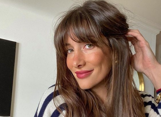 tipos de franja para cabelo longo