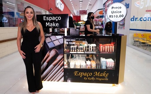 franquia maquiagem barata