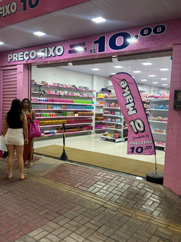 loja de maquiagem R$10