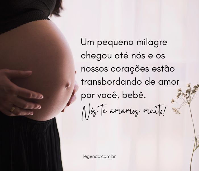 Como escolher a melhor legenda para fotos de gestante