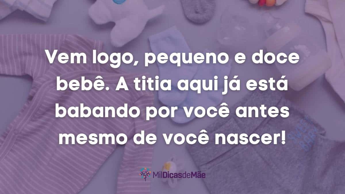 frases de bebe na barriga