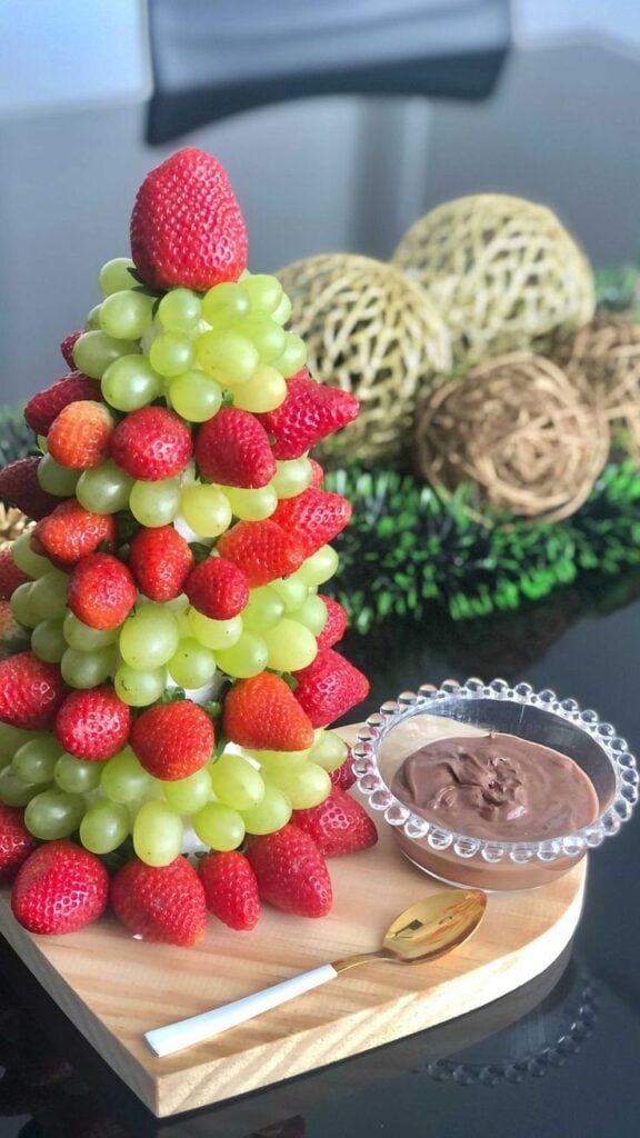 frutas vermelhas decoração natal