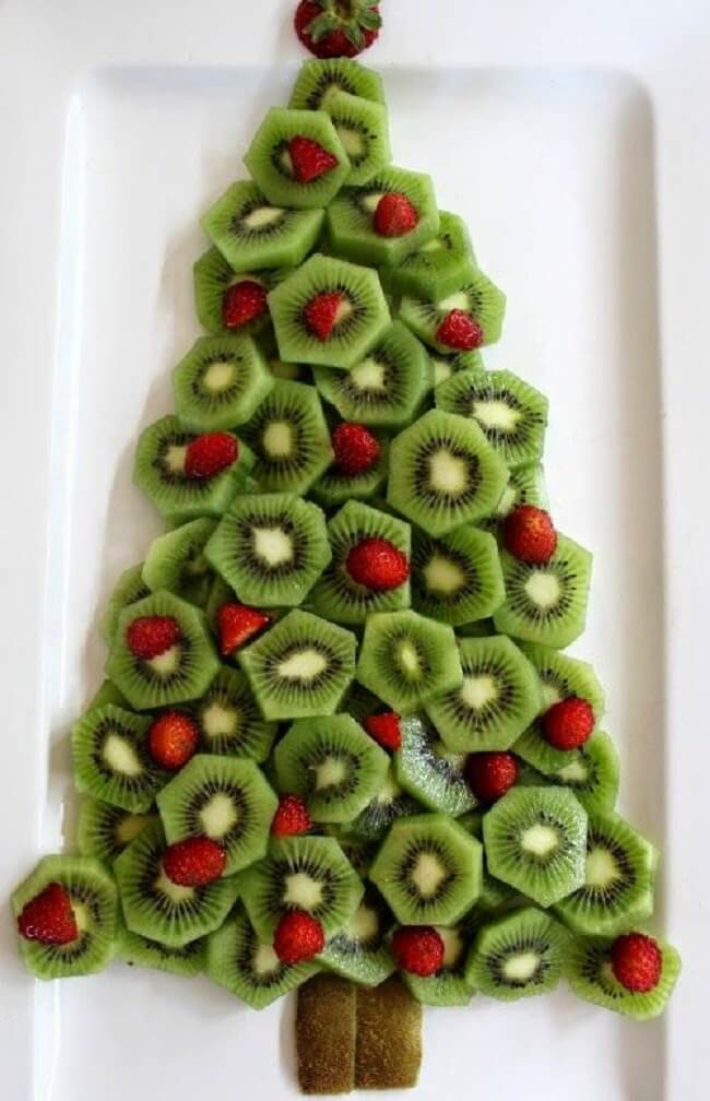 decoração de natal com frutas cítricas