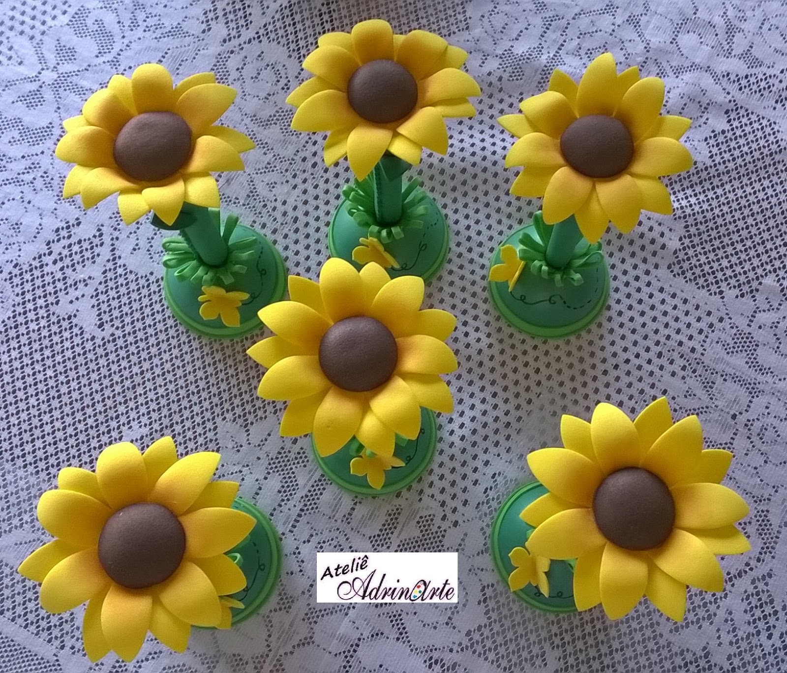Flor de EVA passo a passo