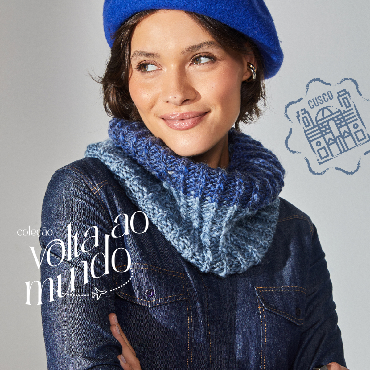 golas de trico e croche passo a passo