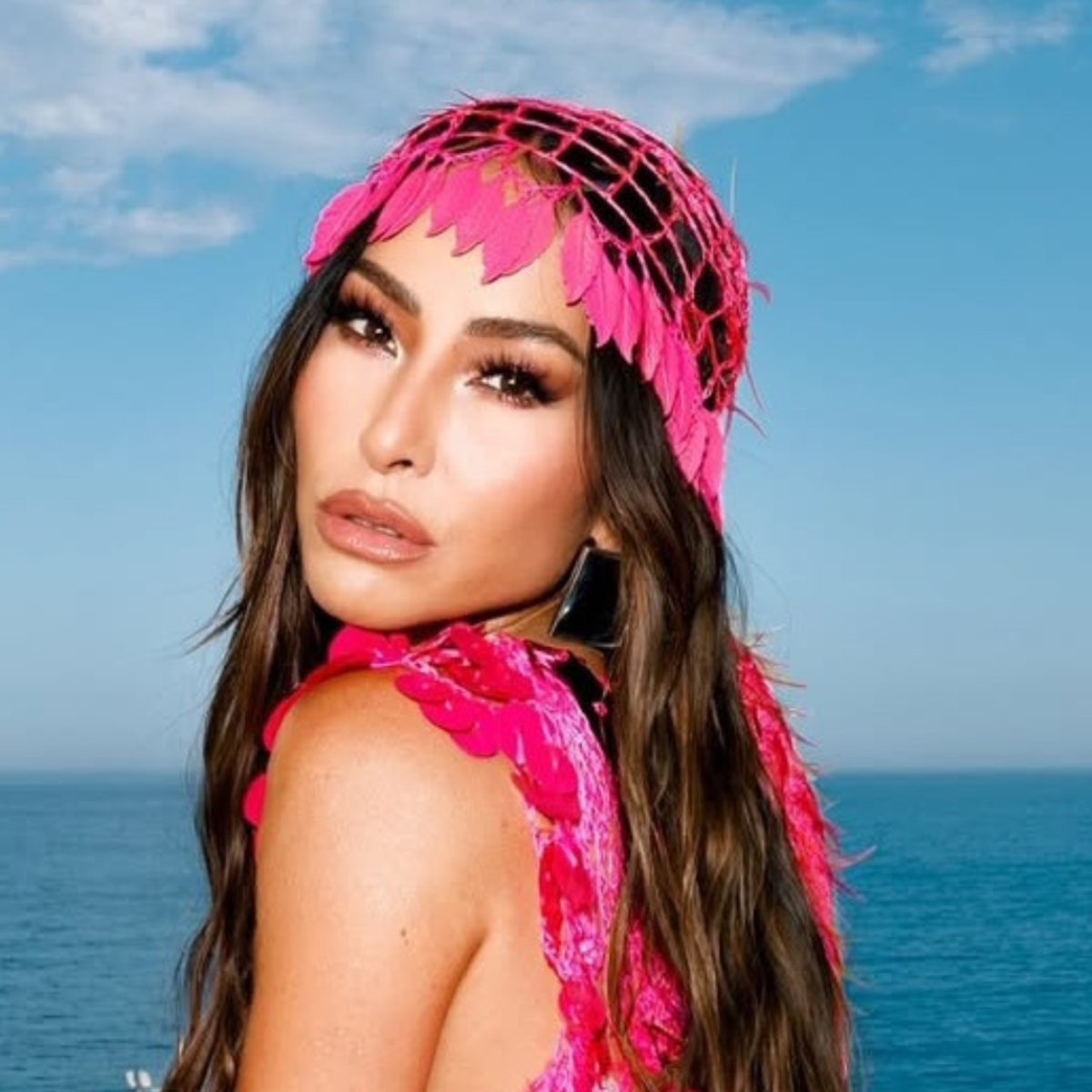 gorro glamour de croche