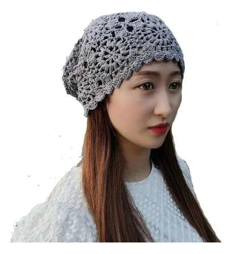 gorro glamour de croche
