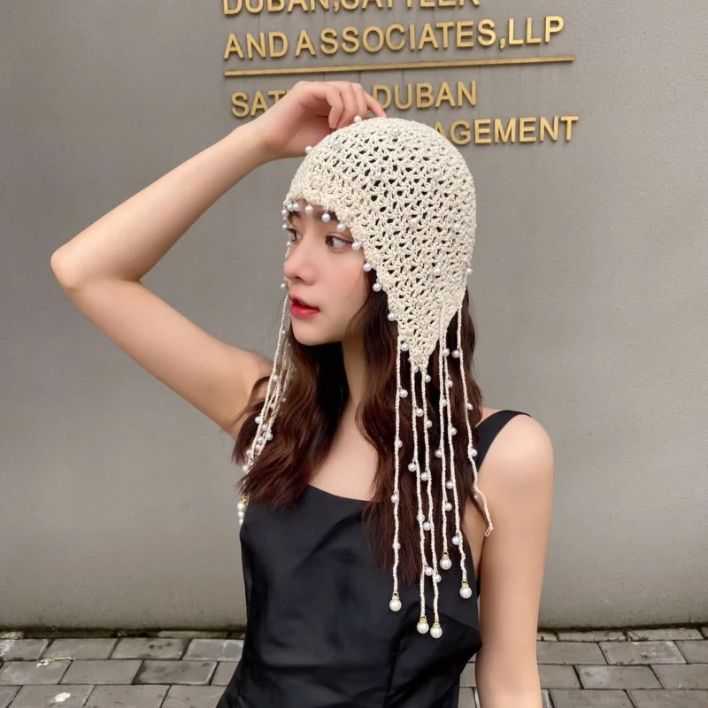 gorro glamour de croche