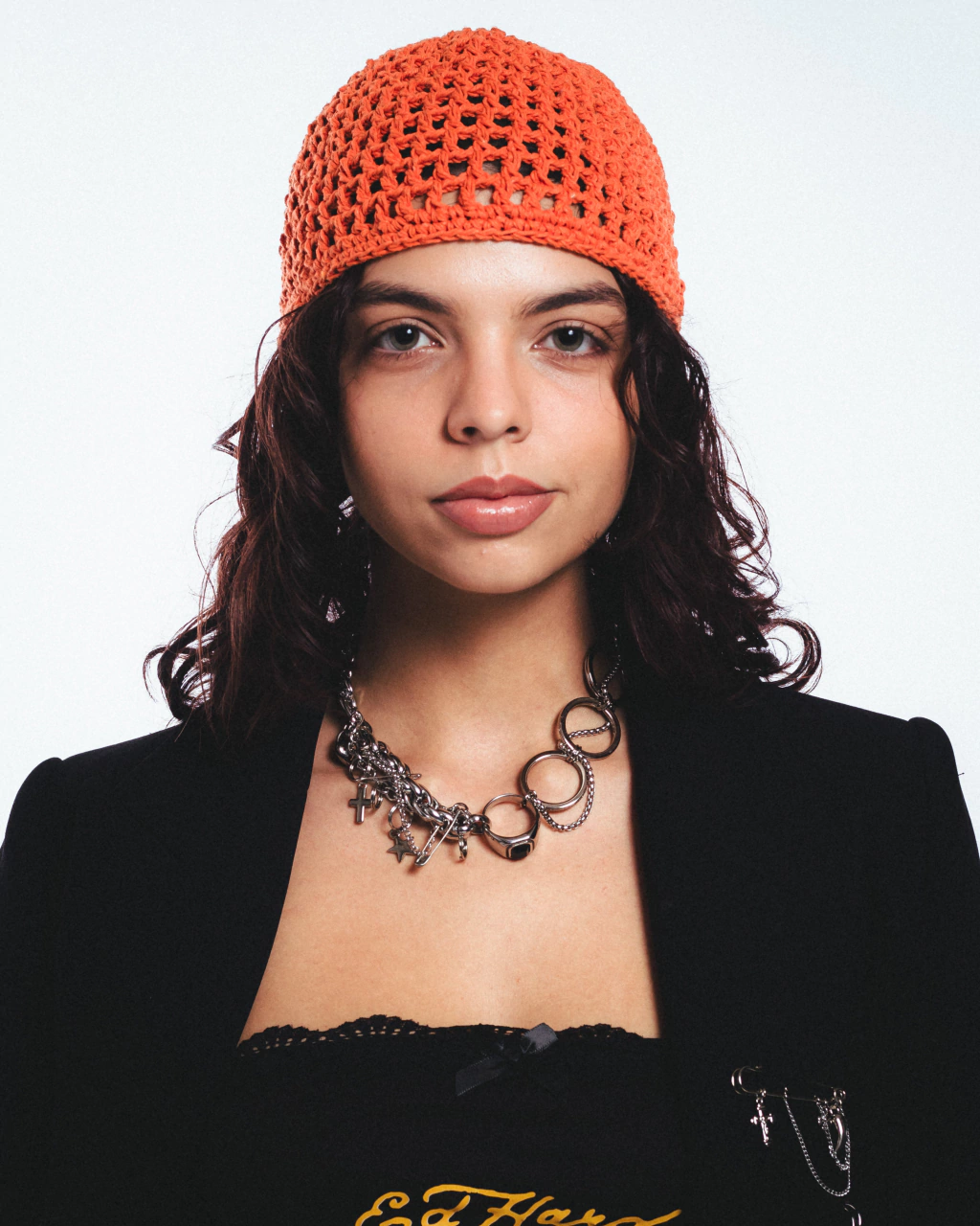 gorro glamour de croche