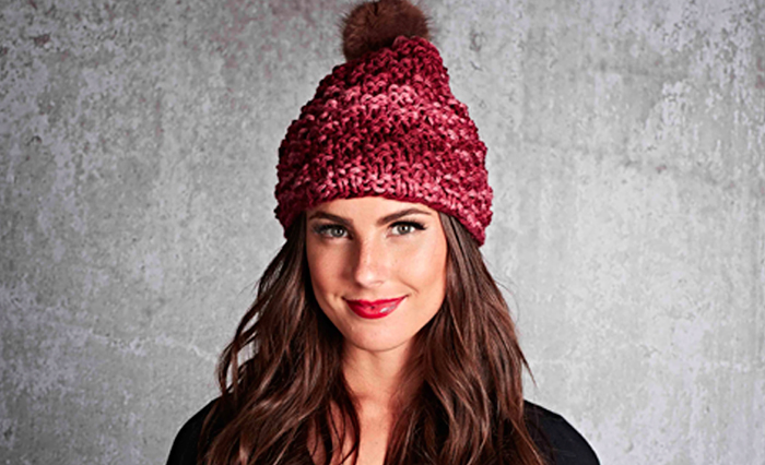 gorro glamour de croche