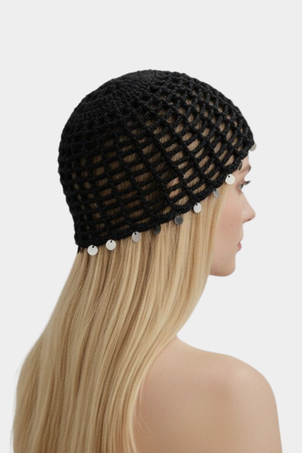 gorro glamour de croche