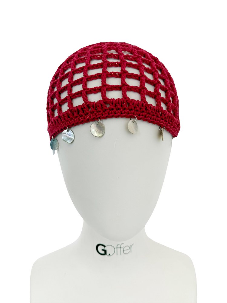gorro glamour de croche
