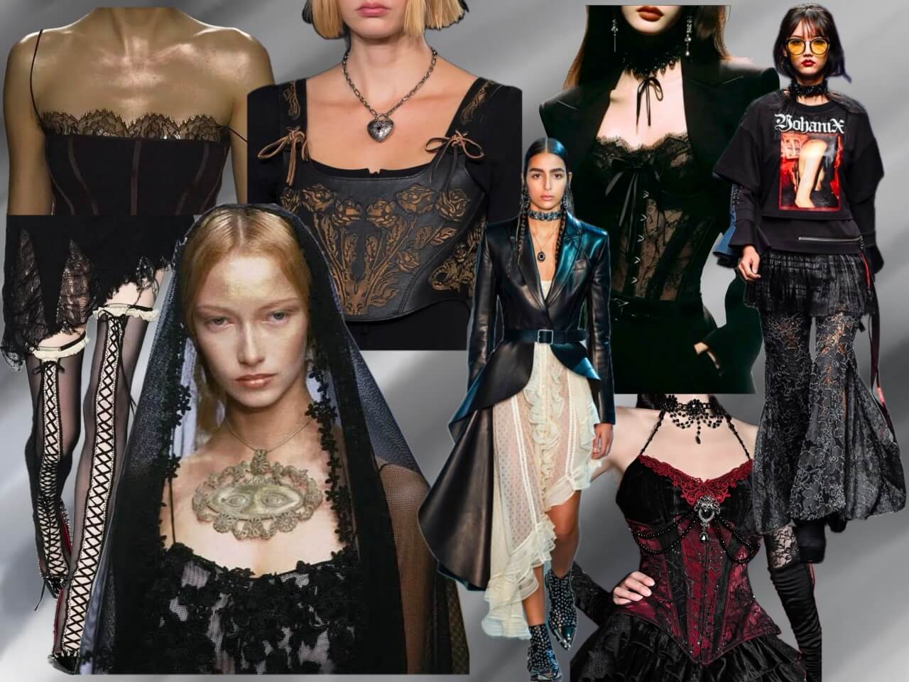 subgêneros góticos (Trad Goth, Cybergoth, Goth-Emo, etc.)