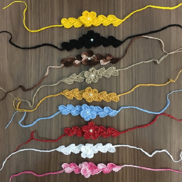 grafico de tiara de croche para bebe
