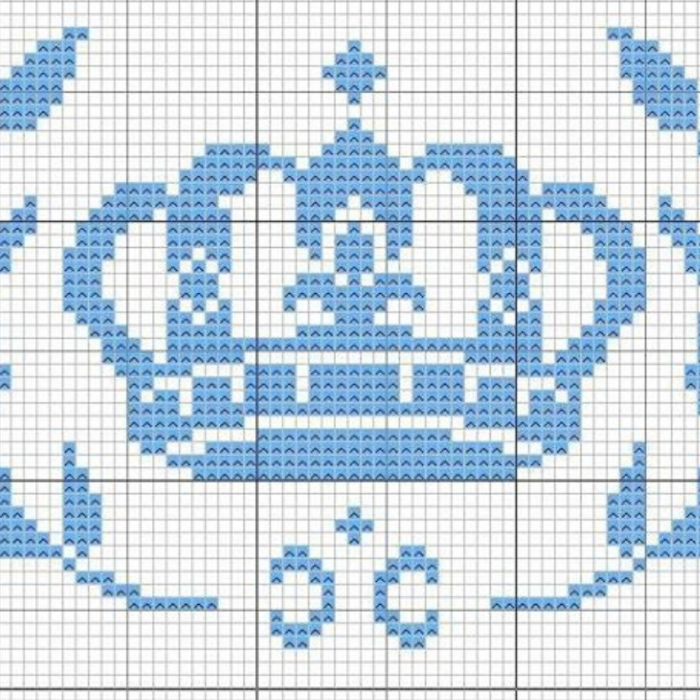 graficos de ponto cruz para bebe masculino