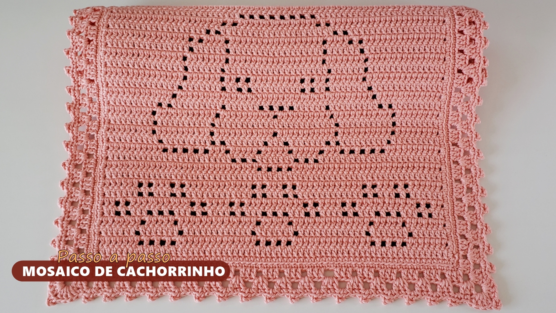 tapete de crochê para quarto