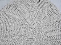 tapete de crochê oval fácil