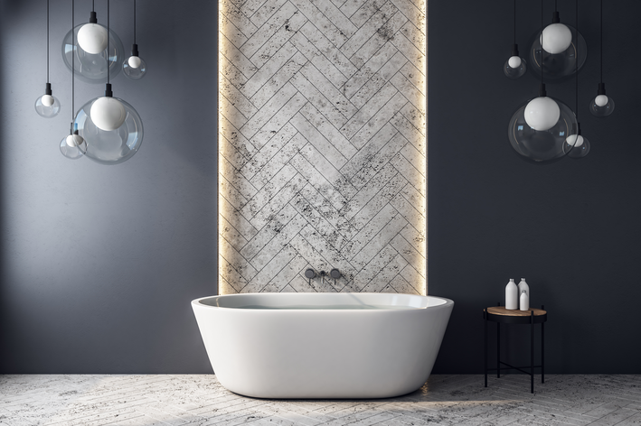 cores e materiais para banheiro clean