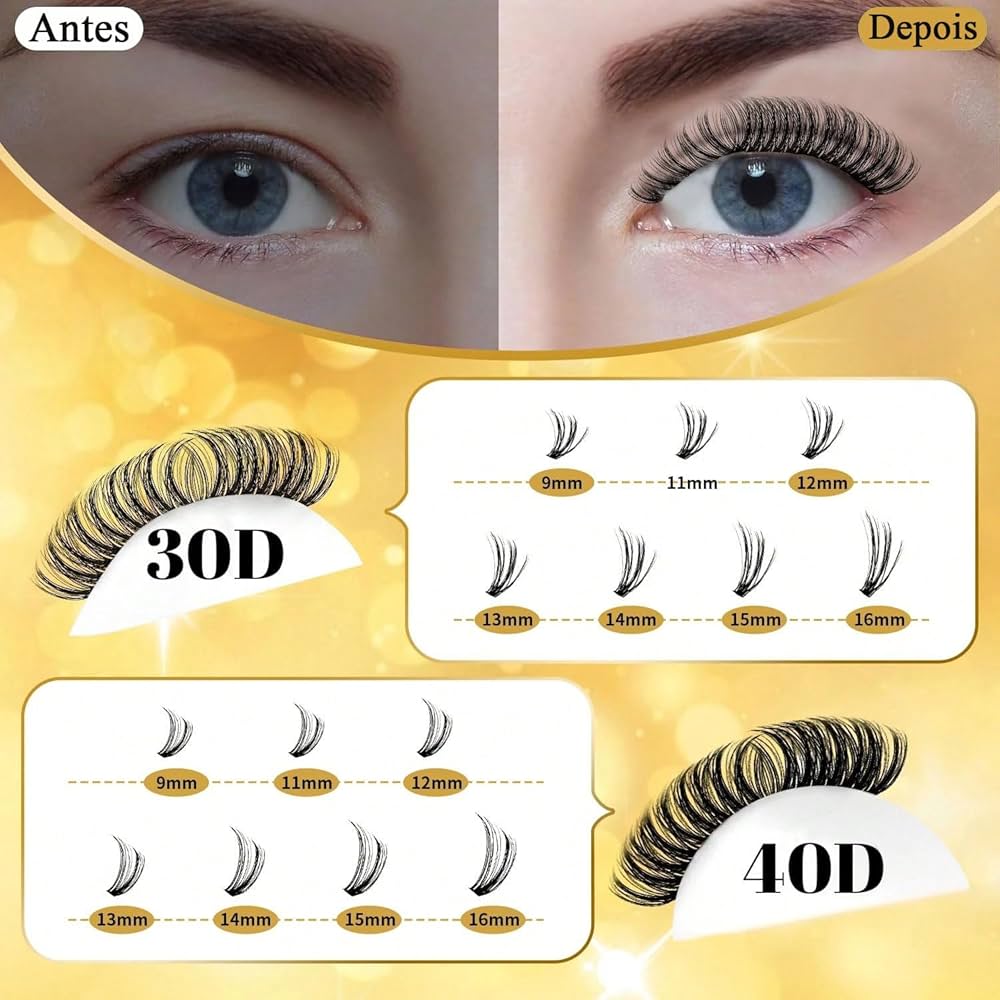 como aplicar cílios postiços individuais