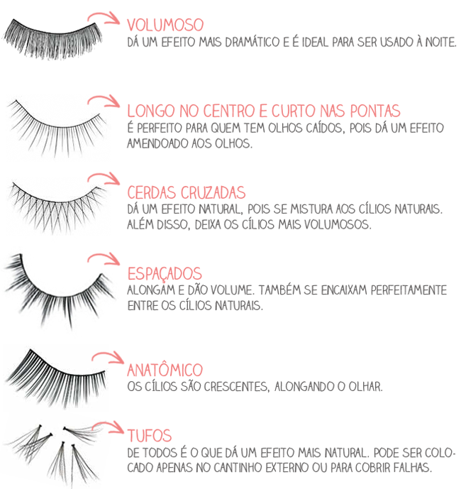 como aplicar cílios postiços individuais