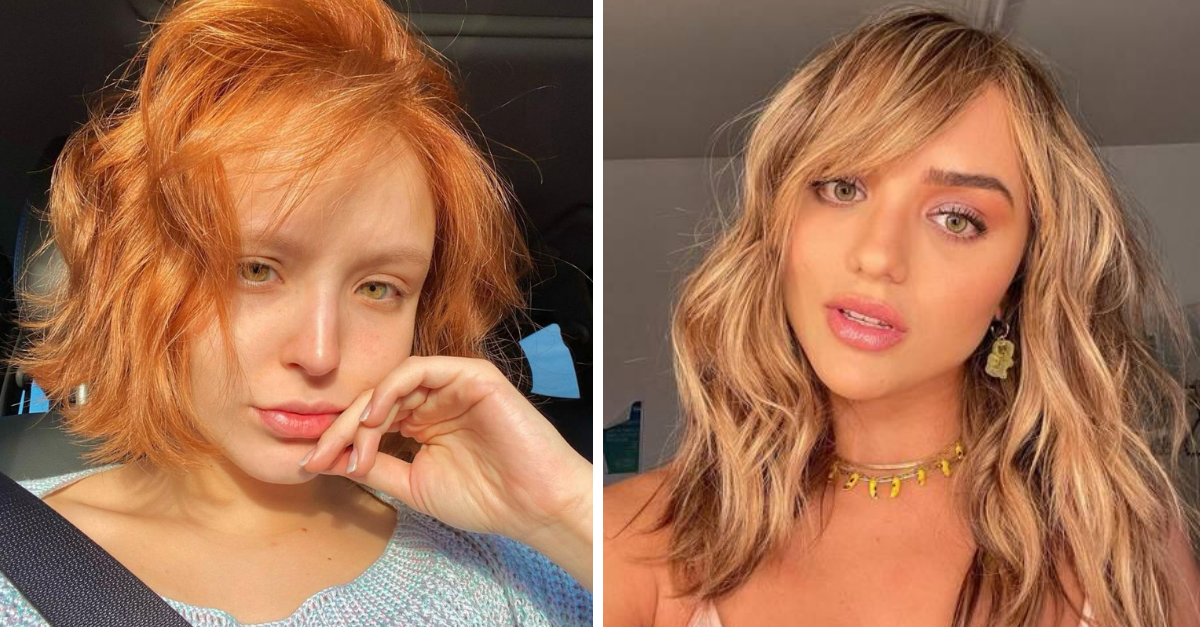 estratégias de penteado para testa proeminente