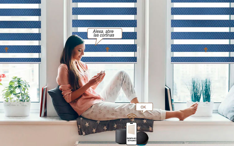 como automatizar cortina com alexa