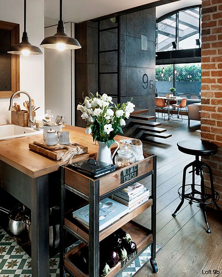 como aplicar estilo industrial em casa