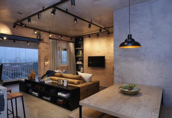 como aplicar estilo industrial em casa