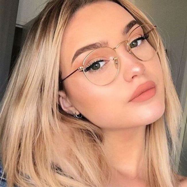 como maquiar usando óculos