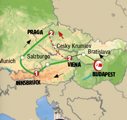 viagem econômica Europa Central para mulheres 2026