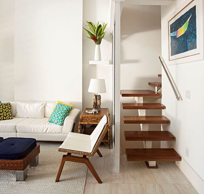 hall de escada moderno vs rústico