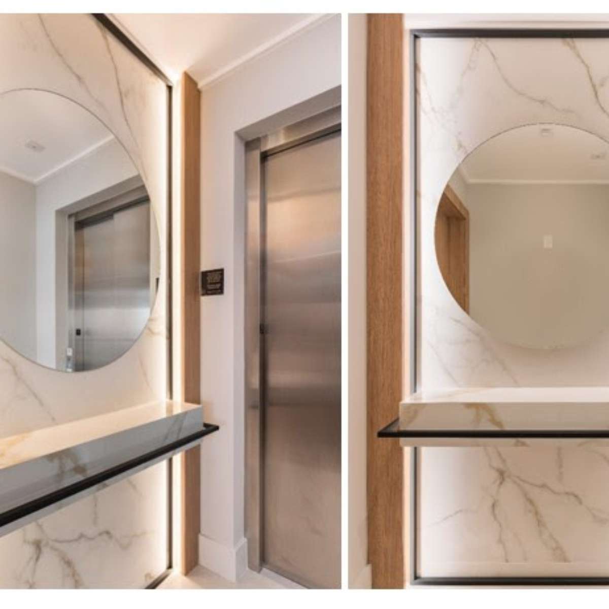 hall elevador decoração