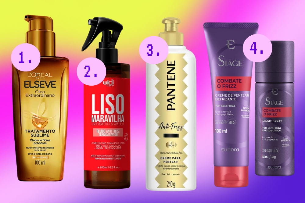 como acabar com frizz cabelo liso