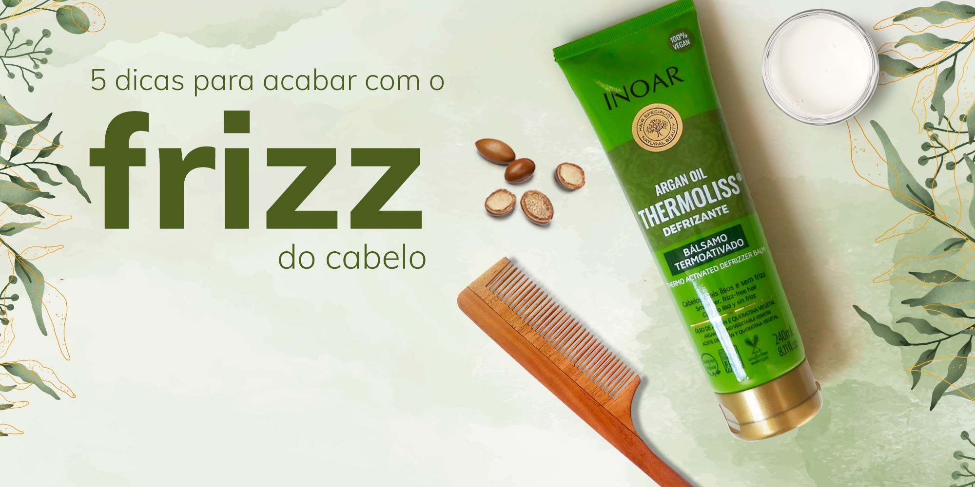 receita desmaia cabelo frizz