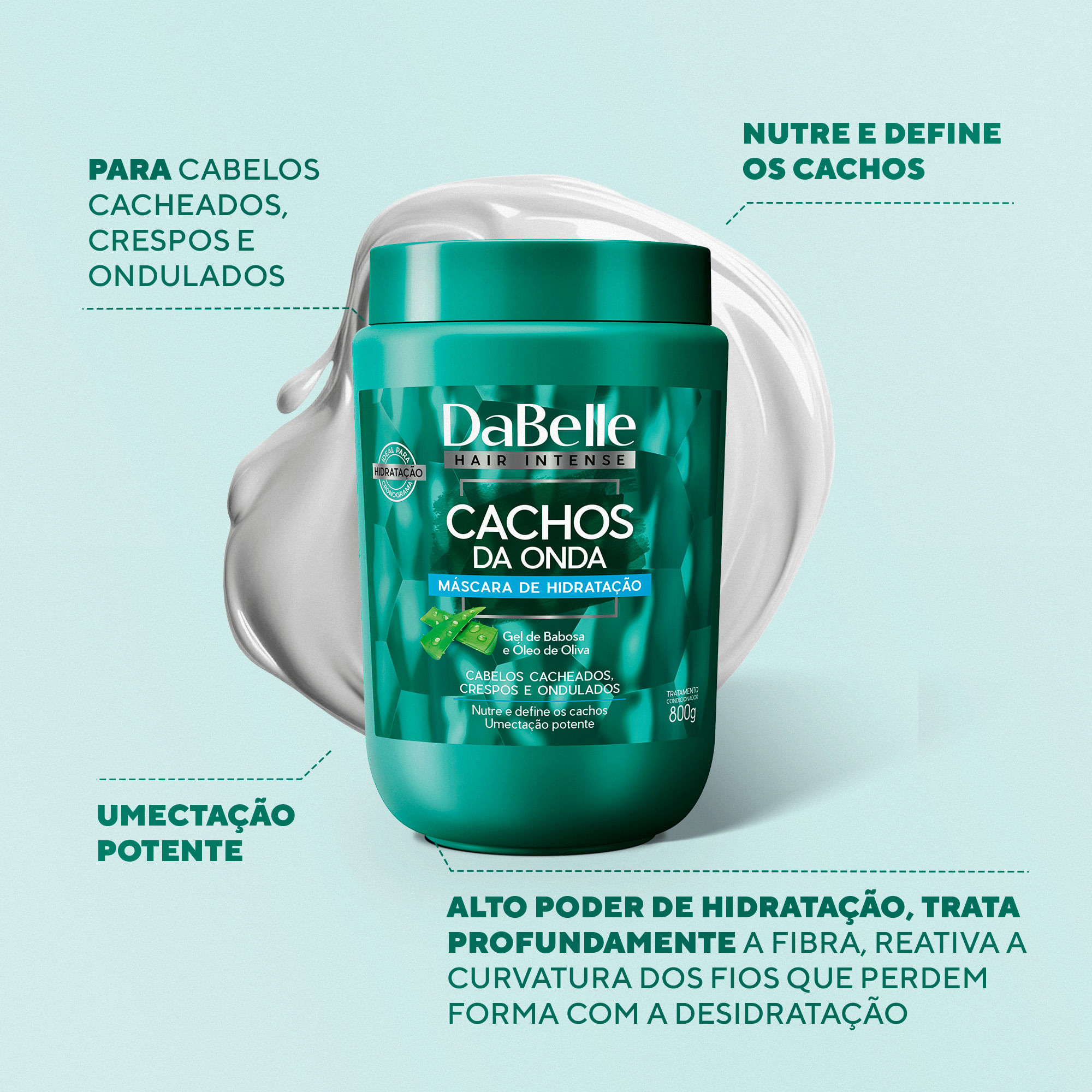 melhor hidratação para cabelo cacheado